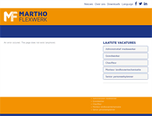 Tablet Screenshot of martho.nl